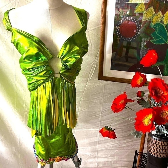 𝅺FESTIVAL FRINGE TOP AND SKIRT SET - Picture 8 of 8